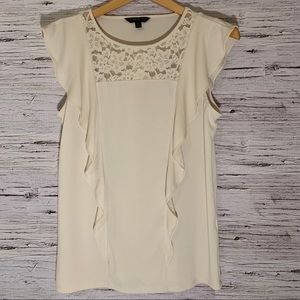 Banana Republic Flutter sleeve blouse